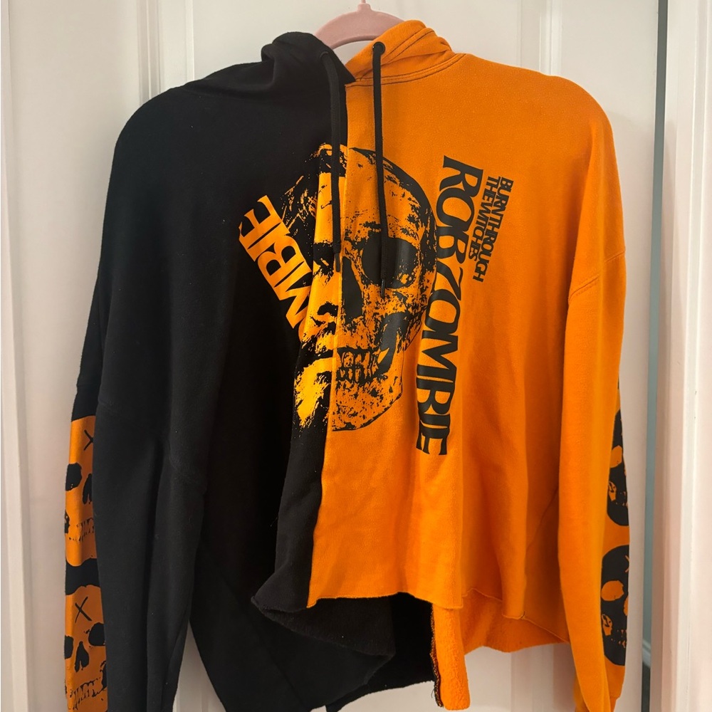 Rob zombie pullover crop